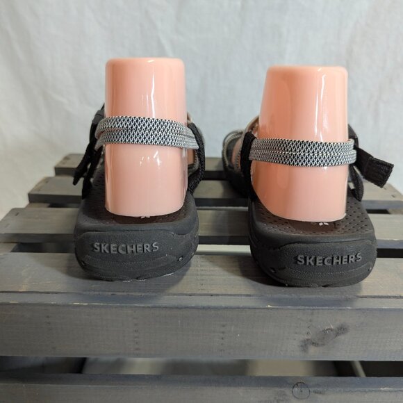 Skechers Outdoor Lifestyle Size 9 Black and White Sandals - Picture 3 of 14